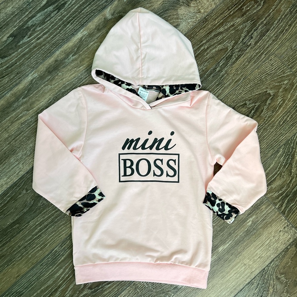 Mini Boss Hoodie NWOT
